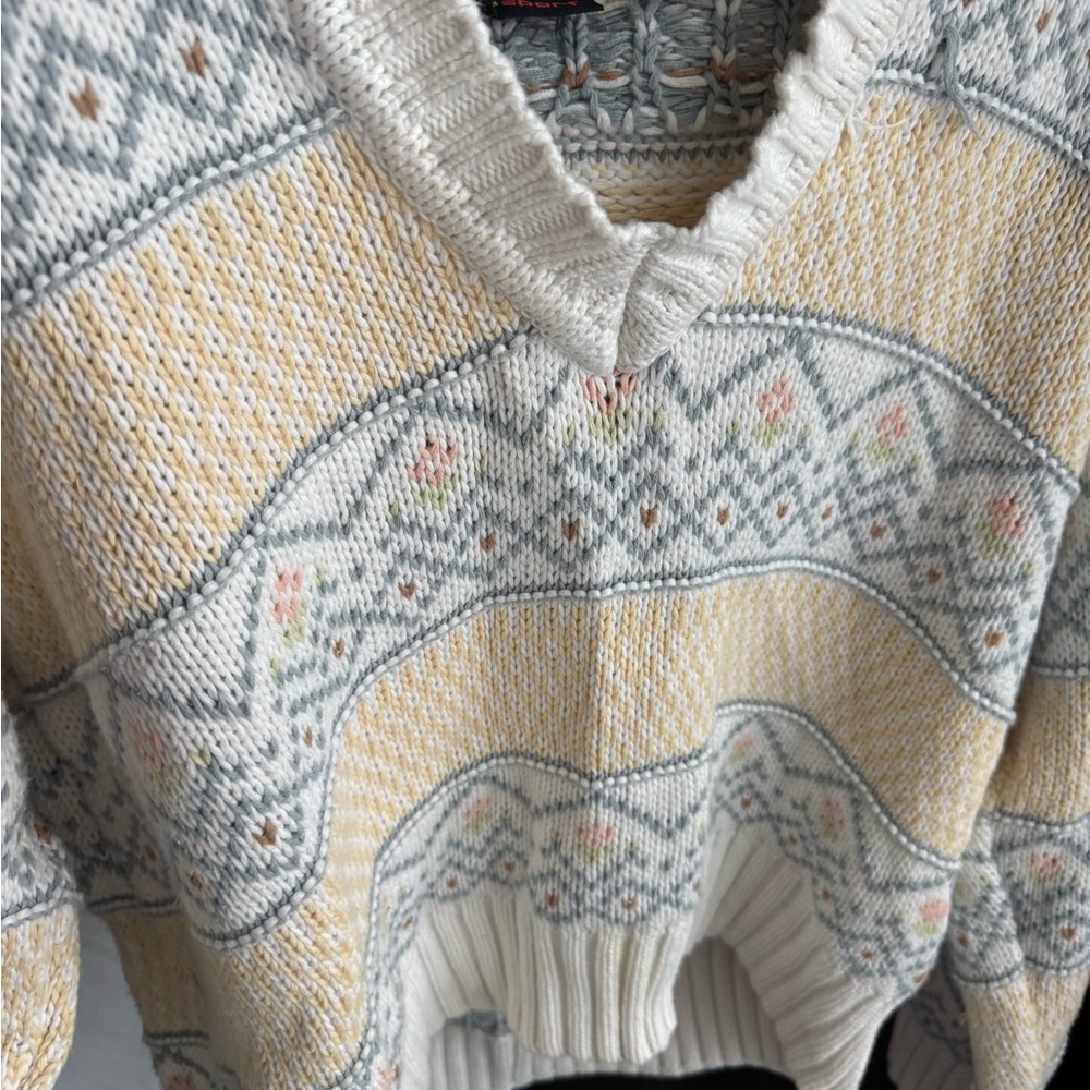 Spring Vintage Style Sweater - Picture 3 of 8